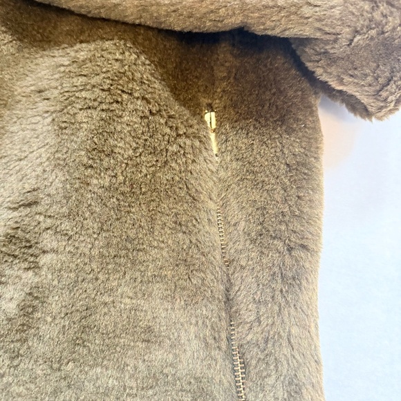 J. Crew | Plush Fleece Teddy Winter Coat Heather Olive, medium ***NEW with tags - Picture 3 of 12